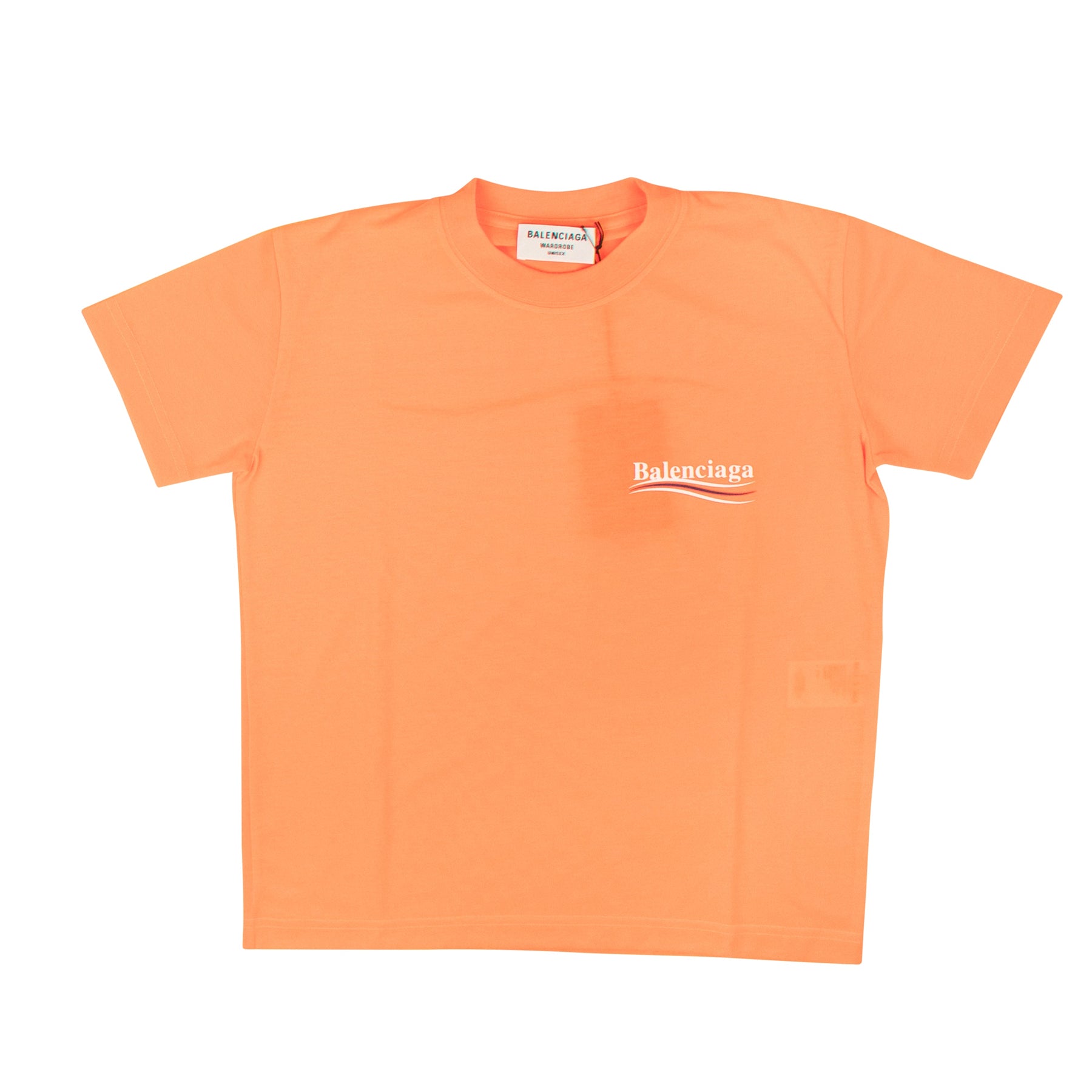 Balenciaga Politische Kampagne T-Shirt – Orange