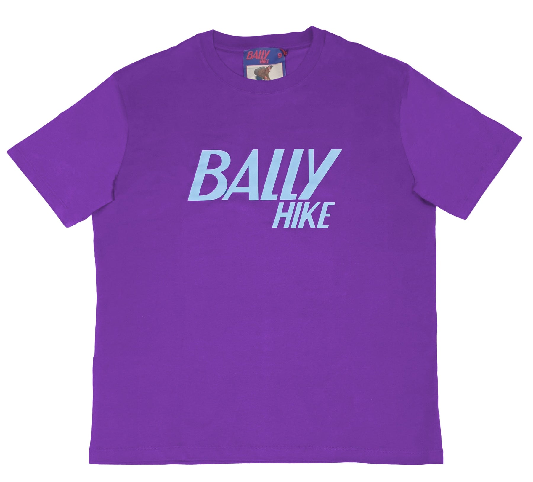Bally 6238632 Herren Wanderung lila Baumwolle Logo T-Shirt