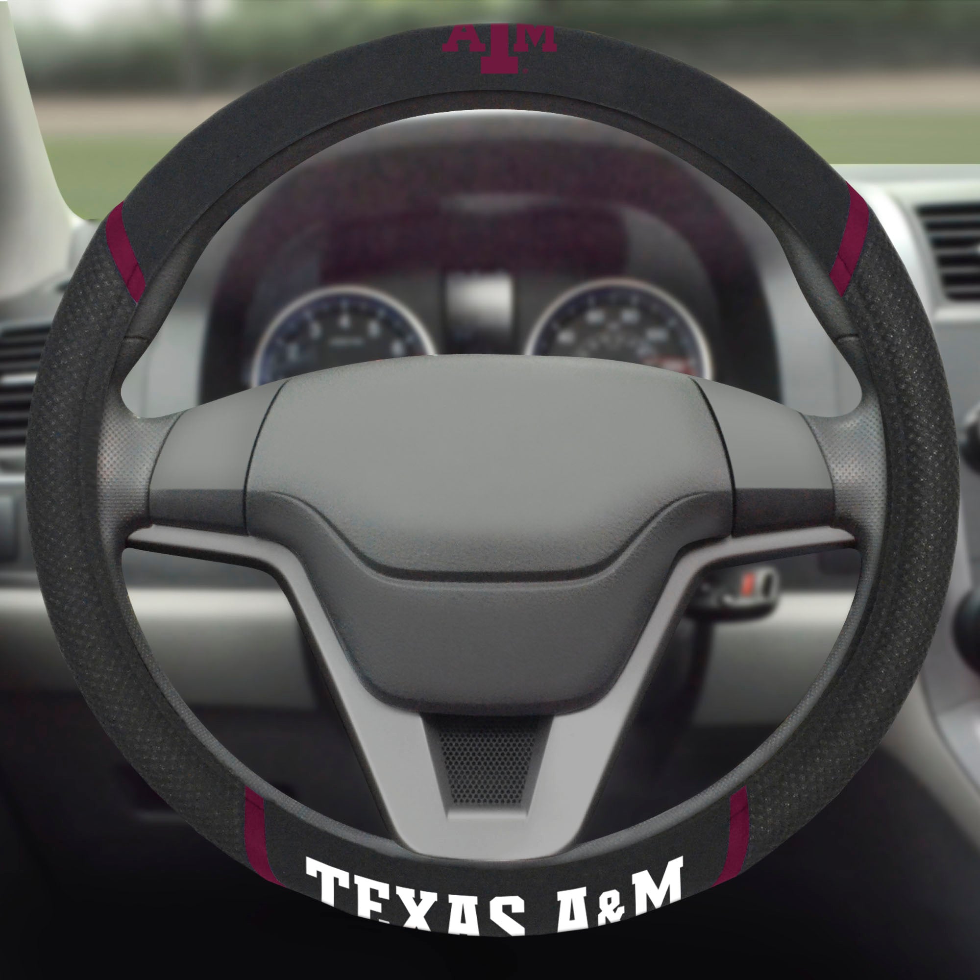 Fanmats Texas A & M Aggies gestickte Lenkradabdeckung