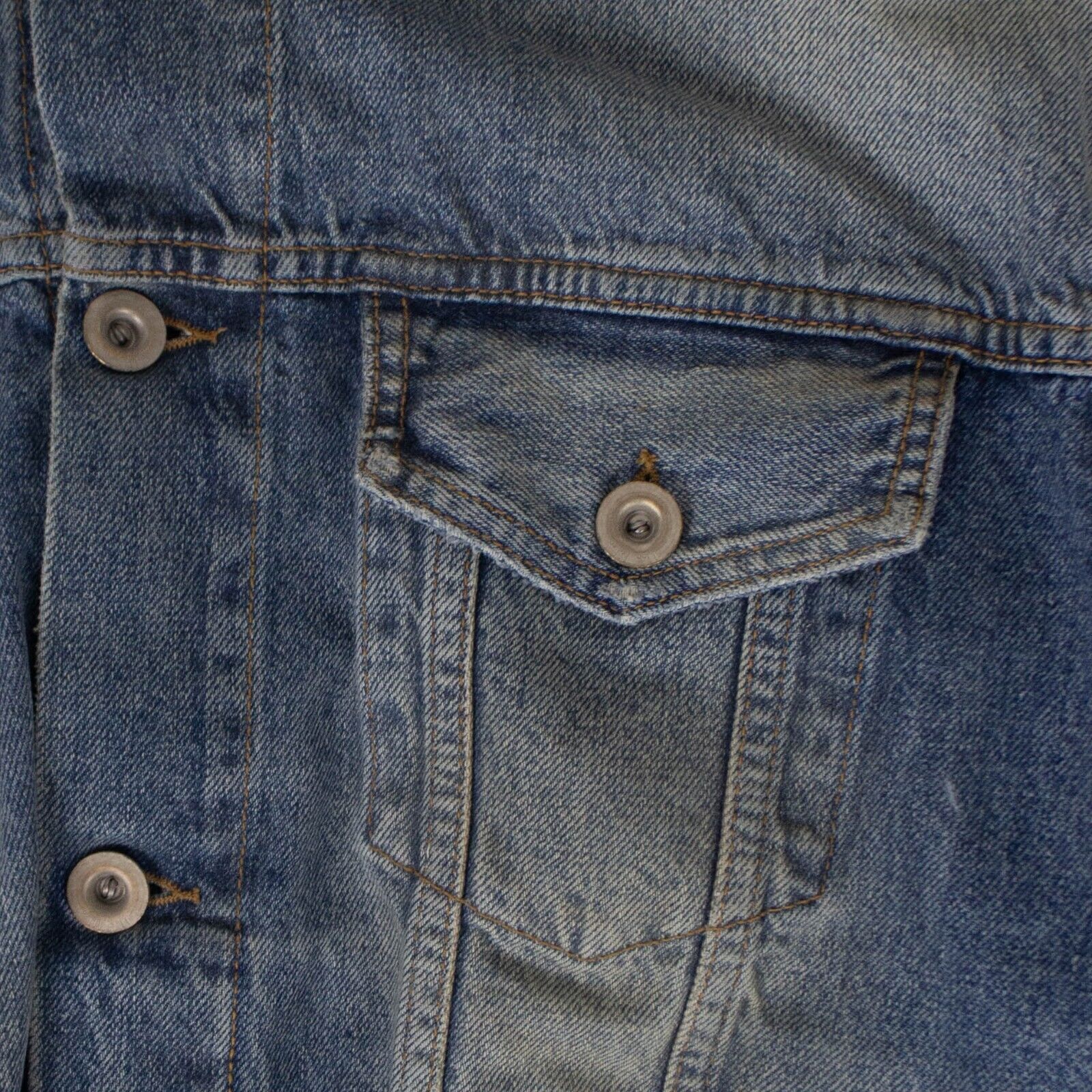 Blau Beschädigte Oversize Denim Jacke