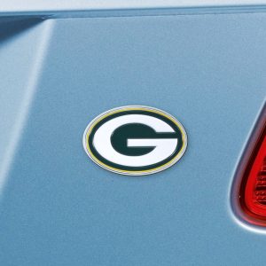 Fanmats grüne Bay Packers 3D Farbe Metall Emblem
