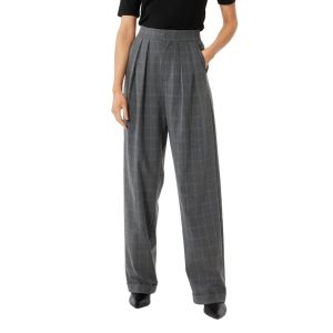 Double Pleat Trouser in graue Scholle – 7706204569660