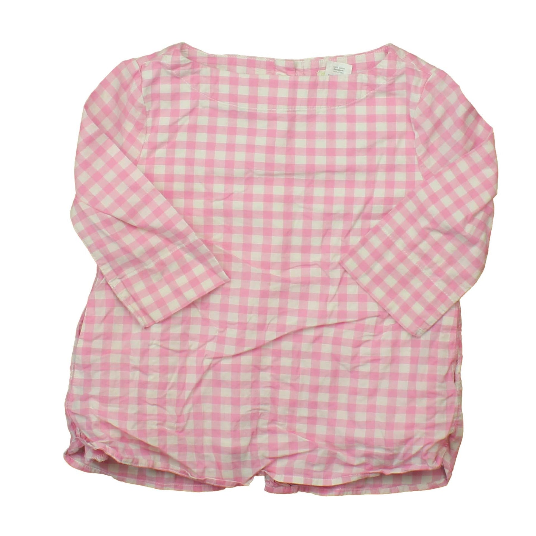 Crewcuts Mädchen Weiß – Rosa – Karo Bluse