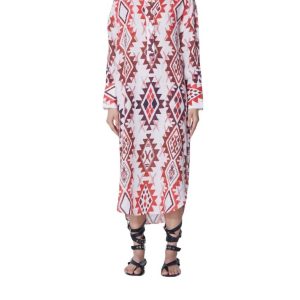 Ortiz Delci Hemd Kleid in Mix 1 – 7706226982972