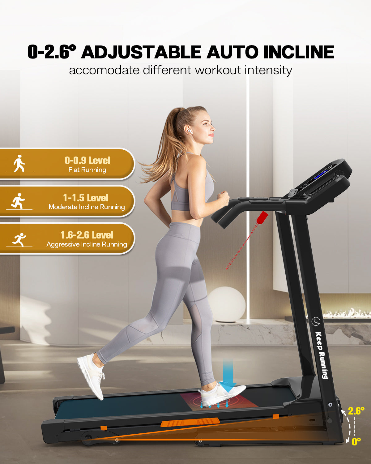 Streamdale Ultra-Durable Laufband Silent Motor