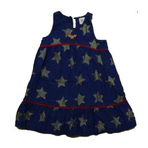 Hanna Andersson Mädchen blau-silbern Kleid – 7805994827836