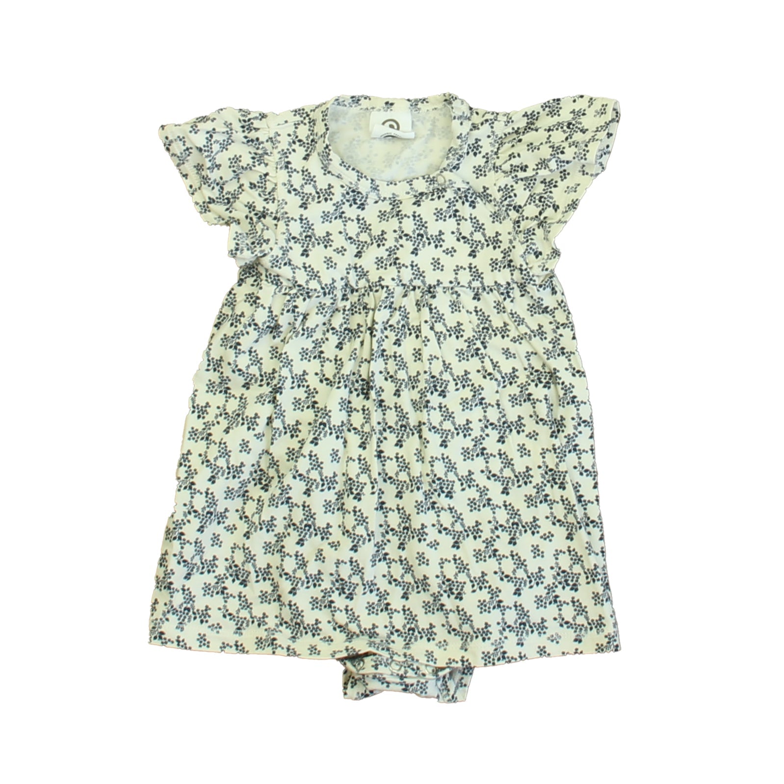 Musli Mädchen Elfenbein – Dunkelblau Kleid