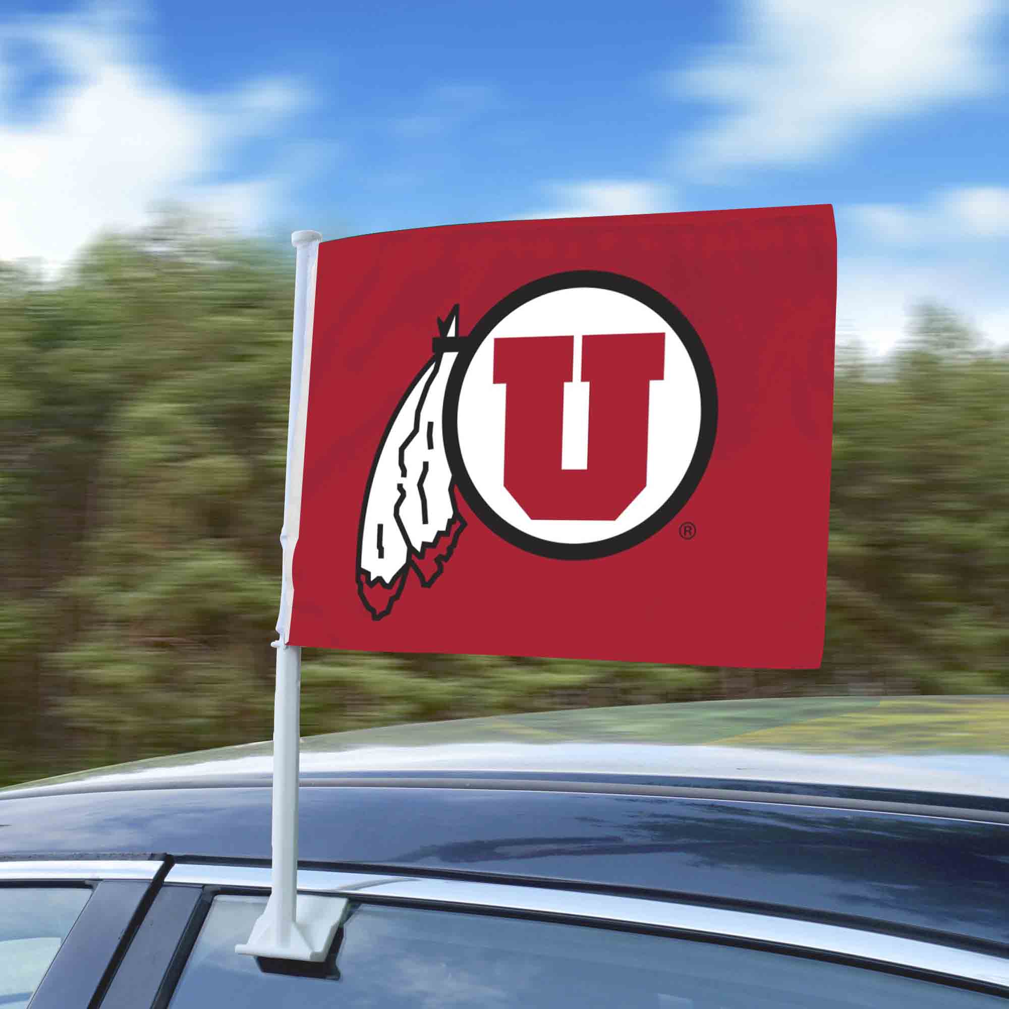 Fanmats Utah Utes Auto Flagge groß 1pc 11 "x 14"