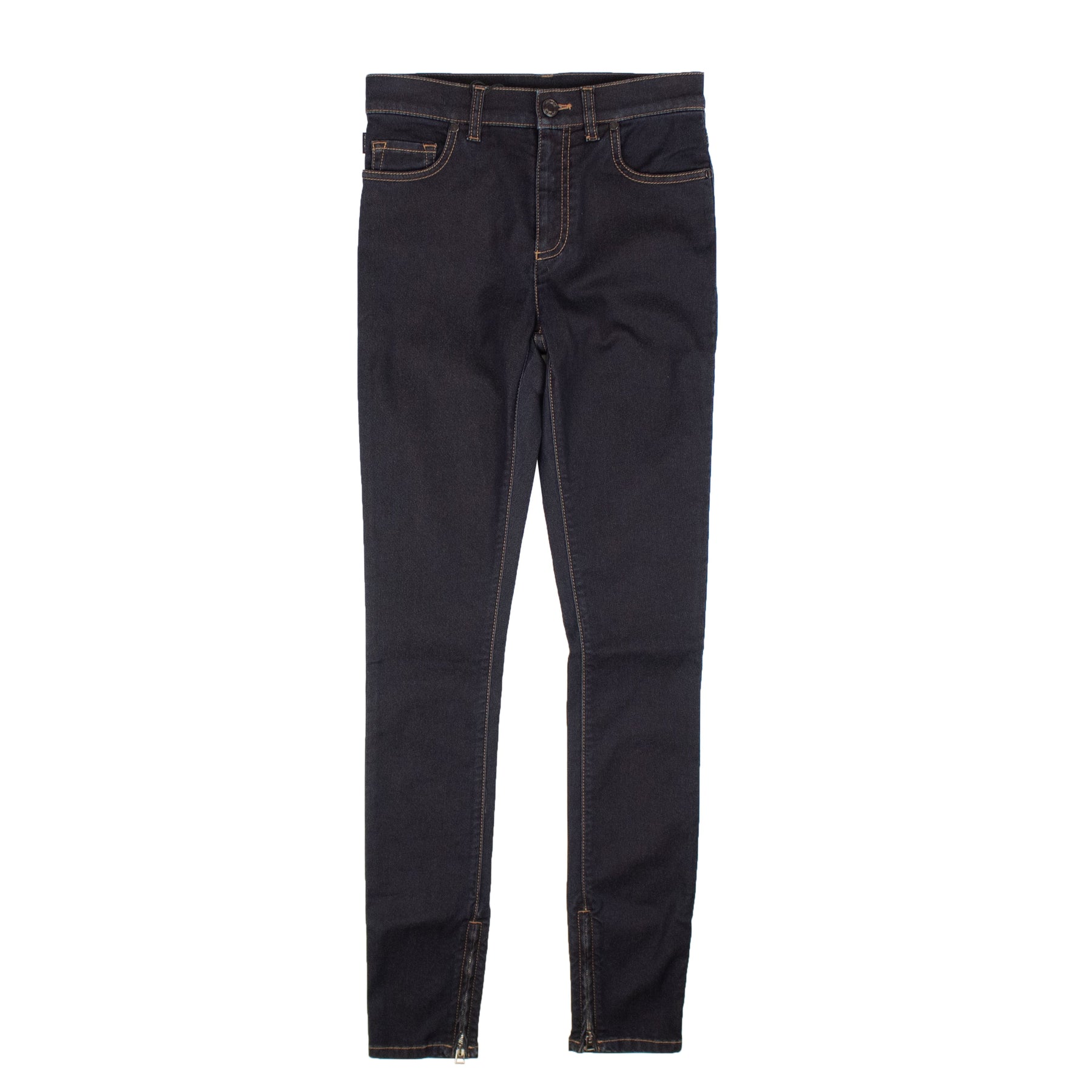 Blaue Skinny Jeans