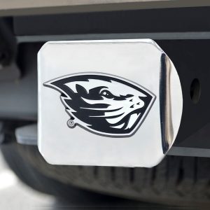 Fanmats Oregon Zustand Biber Chrom Metall Anhänglichkeit Abdeckung mit Chrom Metall 3D Emblem