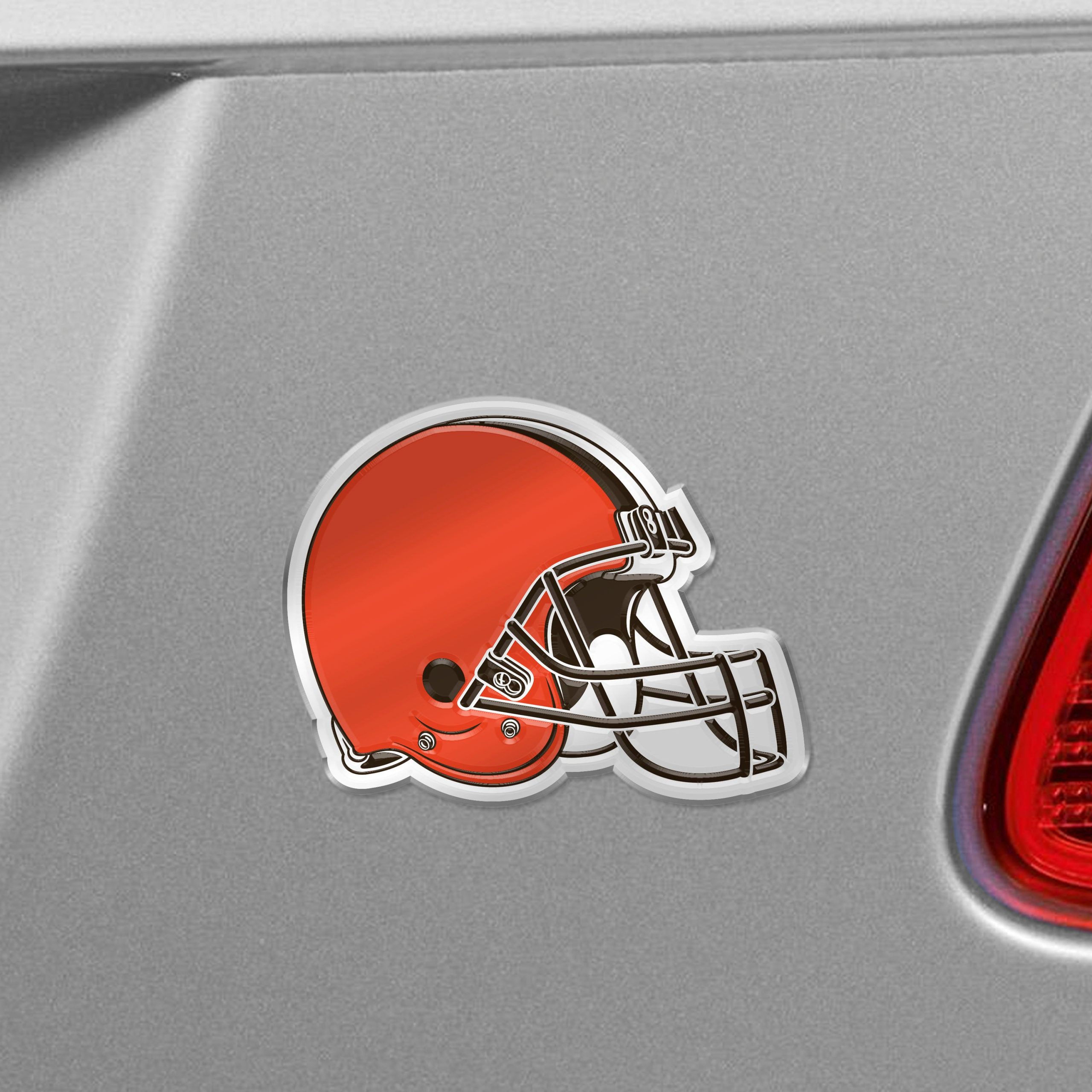 Fanmats Cleveland Browns Heavy Duty Aluminium geprägte Farbe Emblem