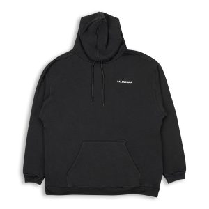 schwarz felpa con cappuccio hoodie