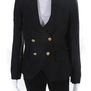 LAVEER Damen Kadette Blazer schwarz – 7833608978492