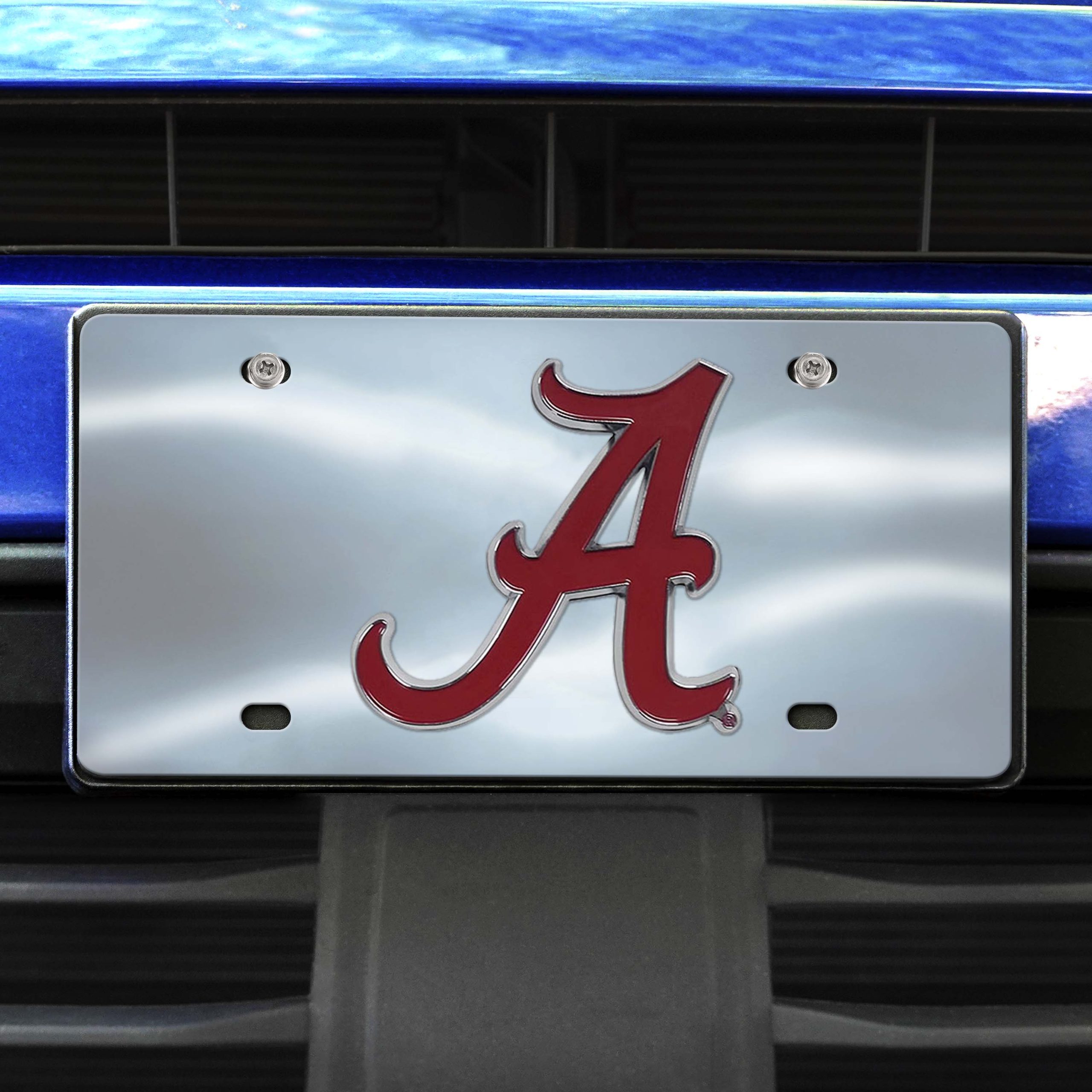 Fanmats Alabama Crimson Tide 3D Edelstahl Nummernschild