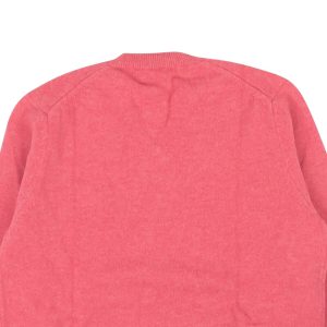 Double roter Herz Strickpullover