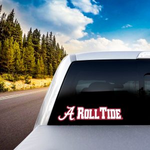 Fanmats Alabama Crimson Tide 2 Stück Team Slogan Aufkleber Aufkleber Set