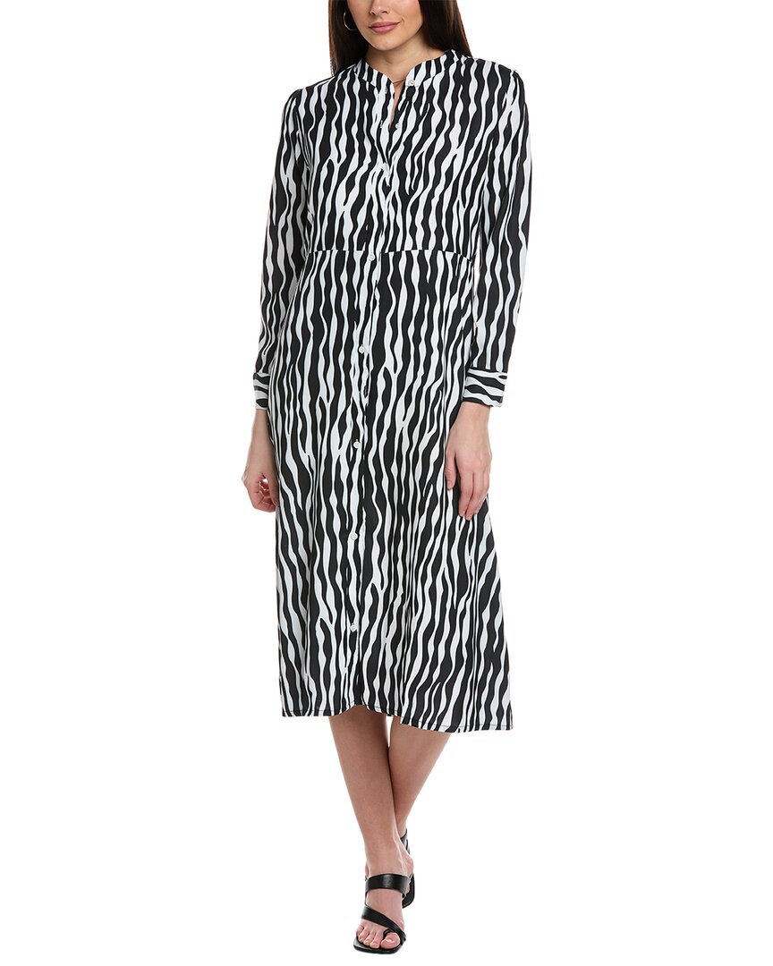 YAL New York Bedrucktes Midikleid