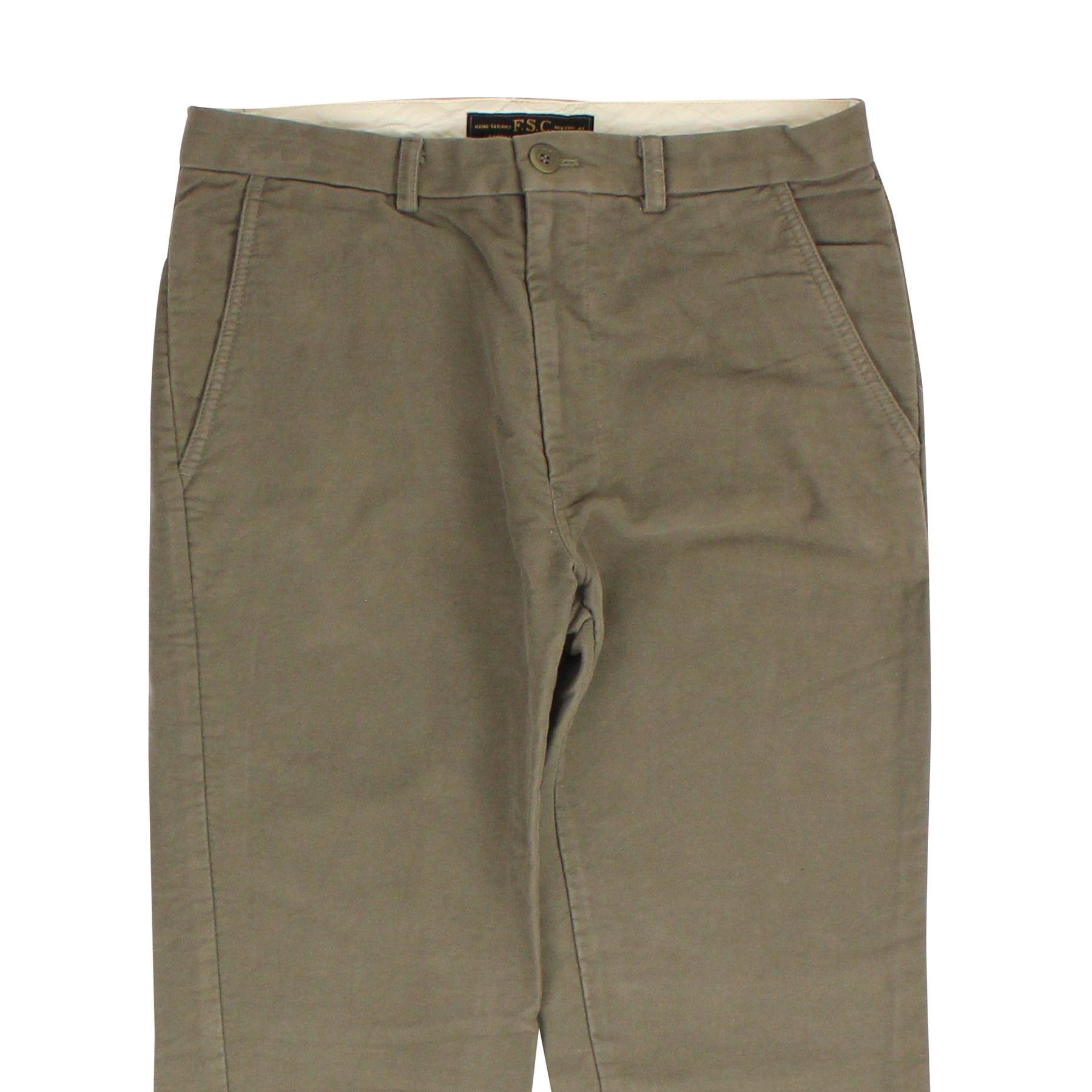 Graue Mush Moleskin Hose aus Baumwolle