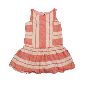 Janie and Jack Mädchen rosa Streifen Kleid – 7805982474300