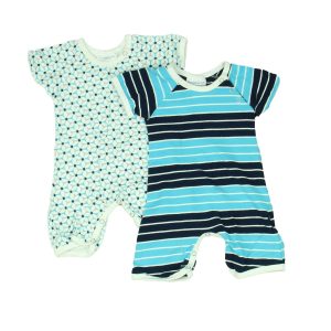 Tooby*Doo Jungen Blau – Weißer Strampler