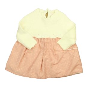 Shabby Chic Mädchen Rosa – Weißes Kleid