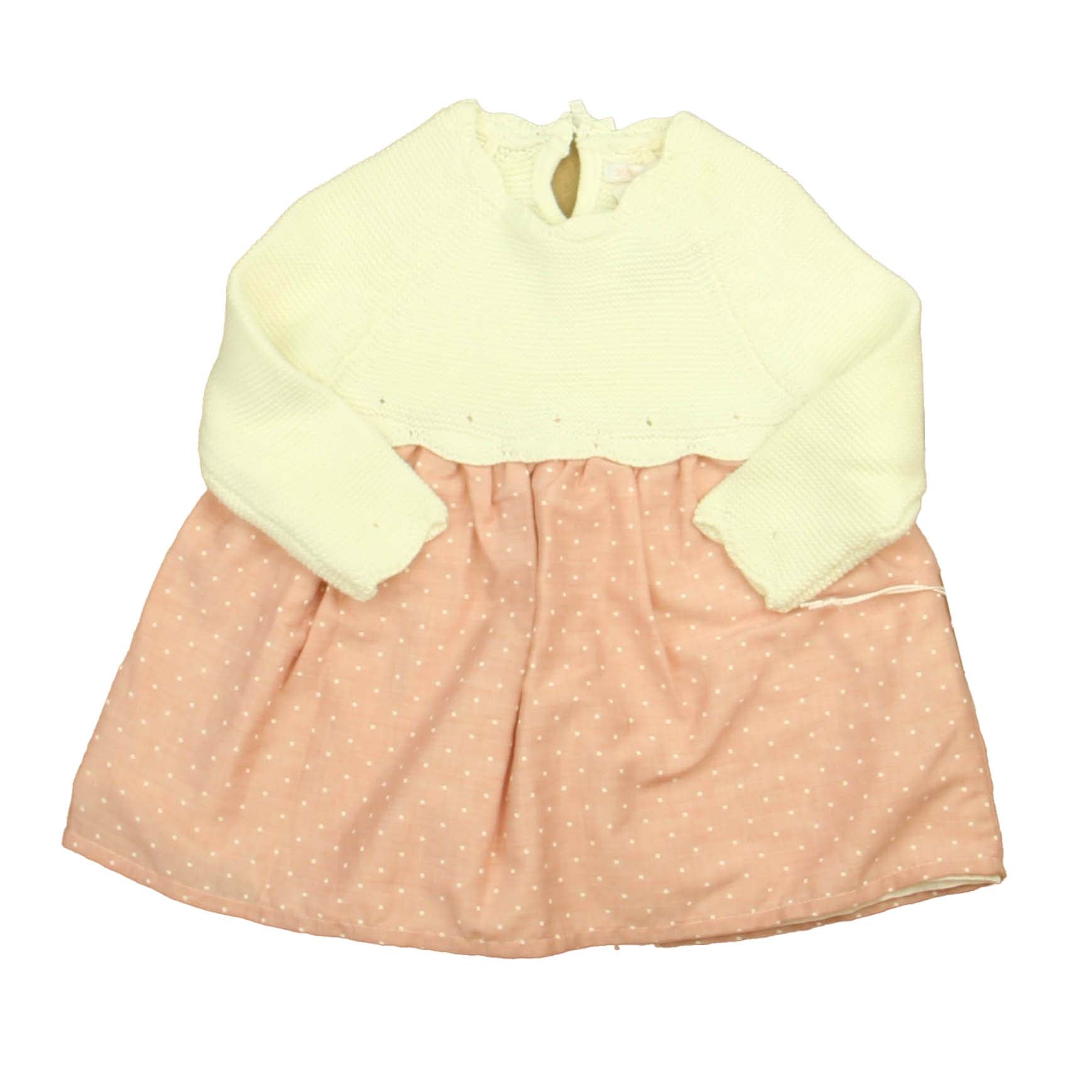 Shabby Chic Mädchen Rosa – Weißes Kleid