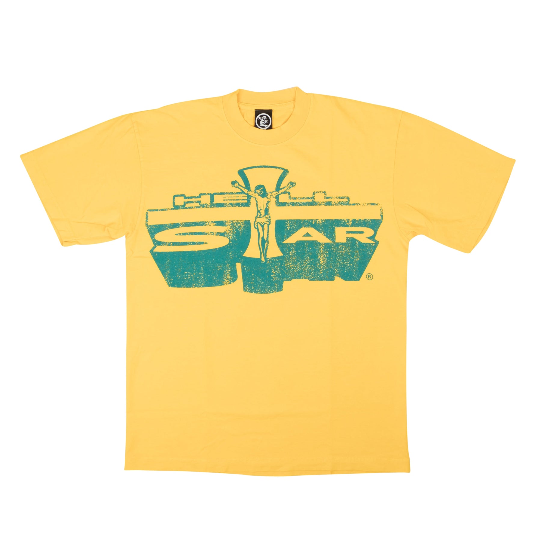 Gold Gelb Son of God T-Shirt mit kurzen Ärmeln