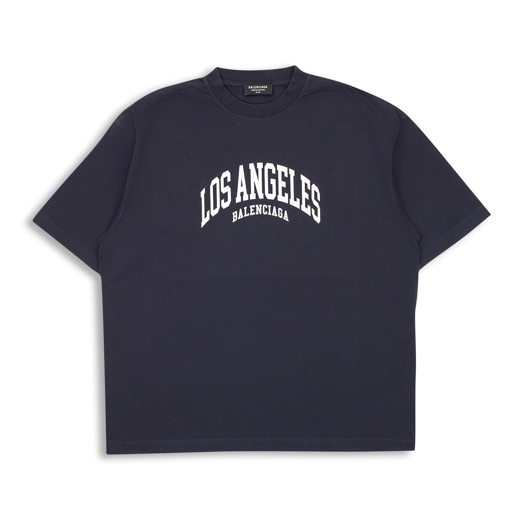 Marineblaues Los Angeles T-Shirt mit Muster