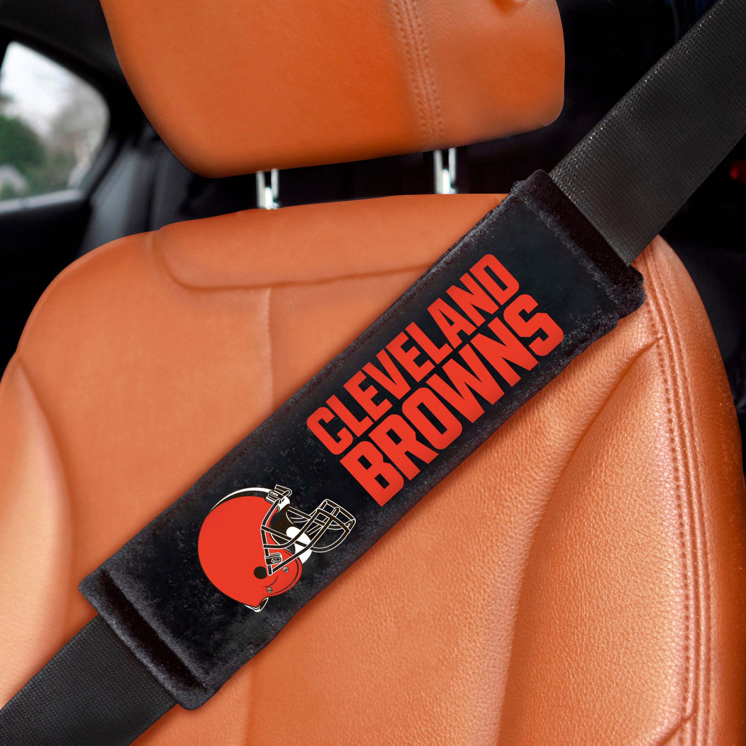 Fanmats Cleveland Browns gestickte Sicherheitsgurt Pad – 2 Stück