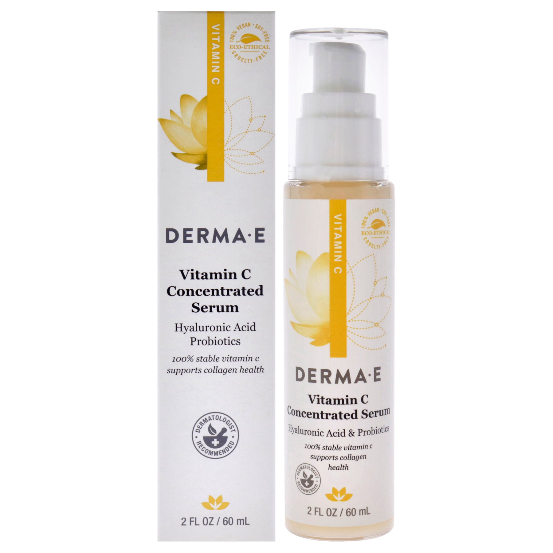 Vitamin C Konzentriertes Serum von Derma-E für Unisex – 2 Unzen Serum