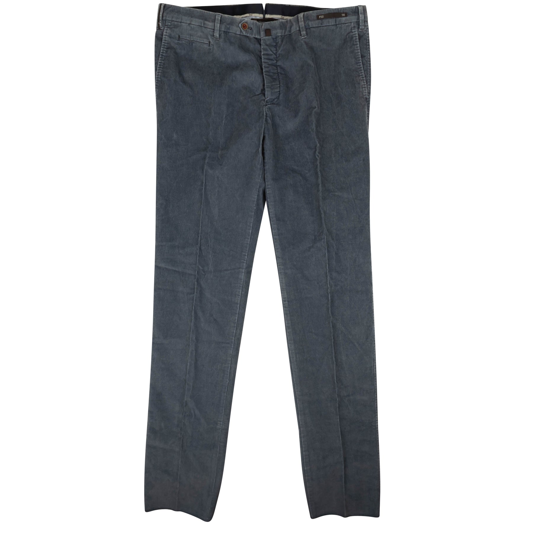 Pantaloni Torino Schmale Passform Stretch Cordhose – Blau