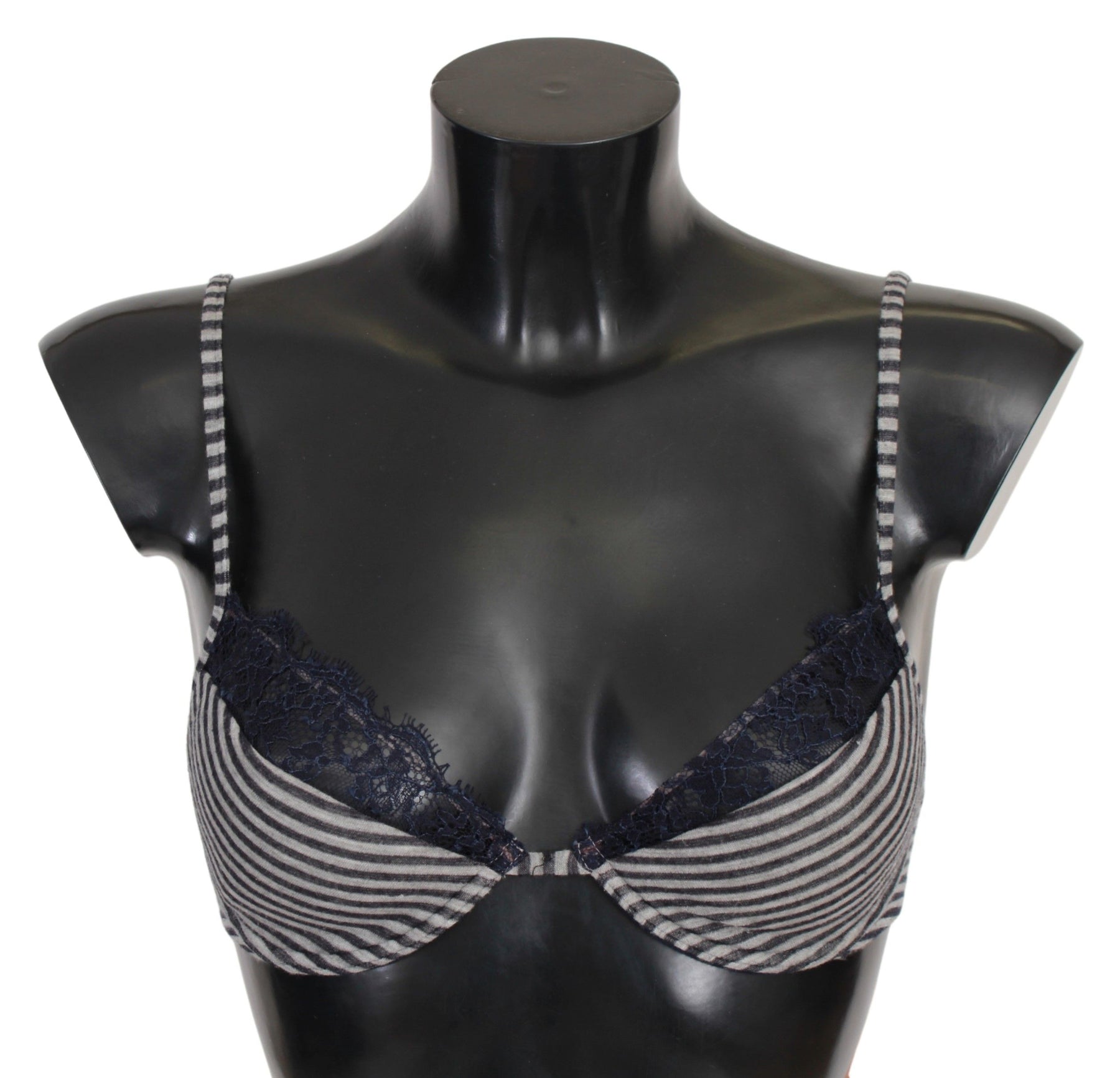 Ermanno Scervino Stripes Spitze Reggiseno BH Damen Unterwäsche