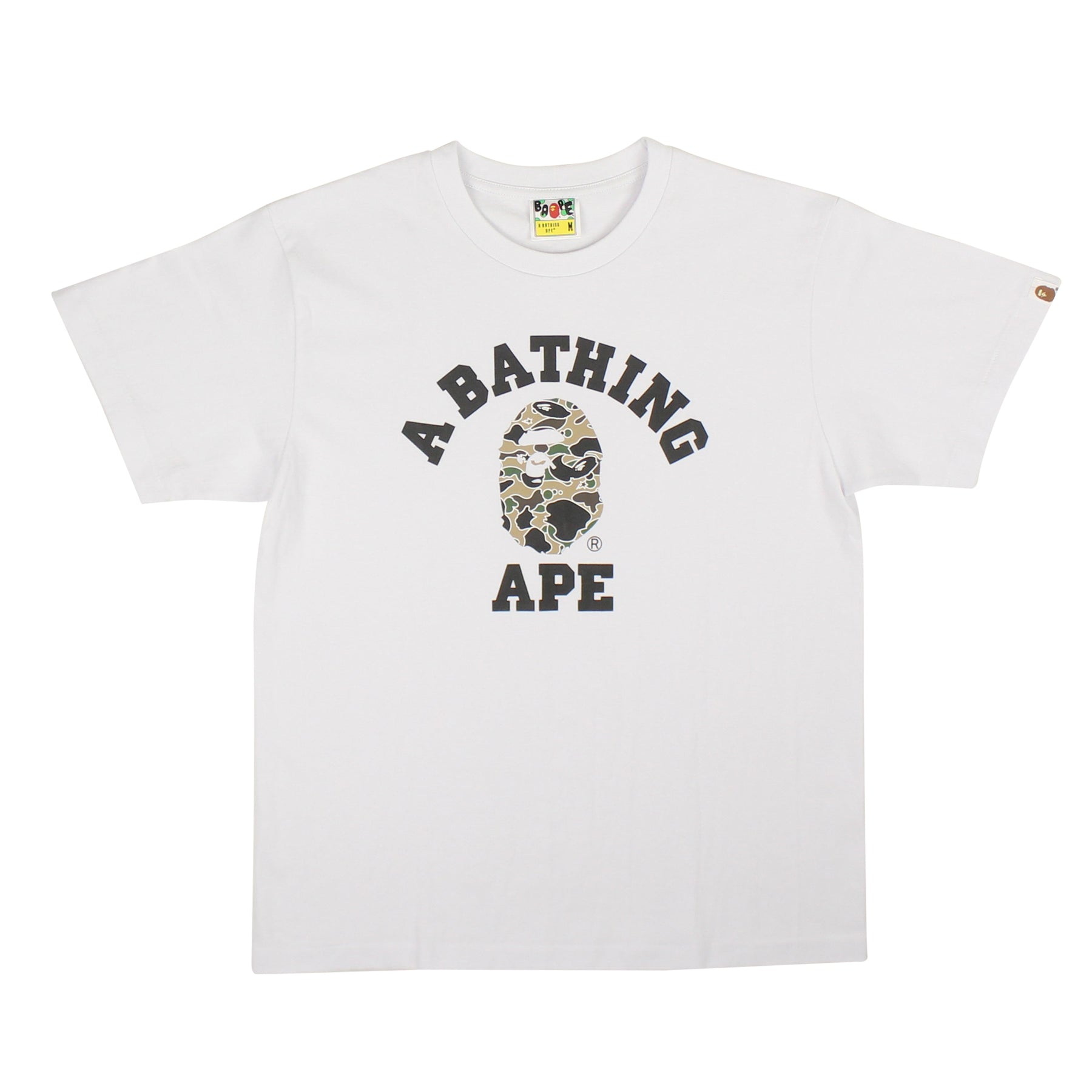 Grün und Weiß Bape ABC Camo T-Shirt