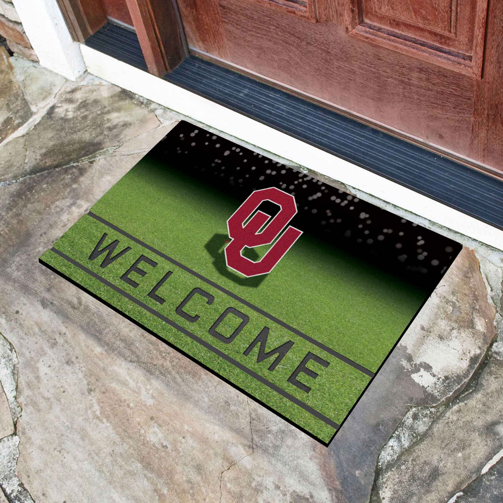 Fanmats Oklahoma Sooners Gummi-Türmatte – 18′′ x 30′′