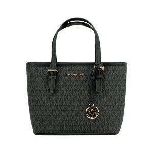 Michael Kors Jet Set Signature XS Carryall oben zip tote Tasche Damen Geldbörse