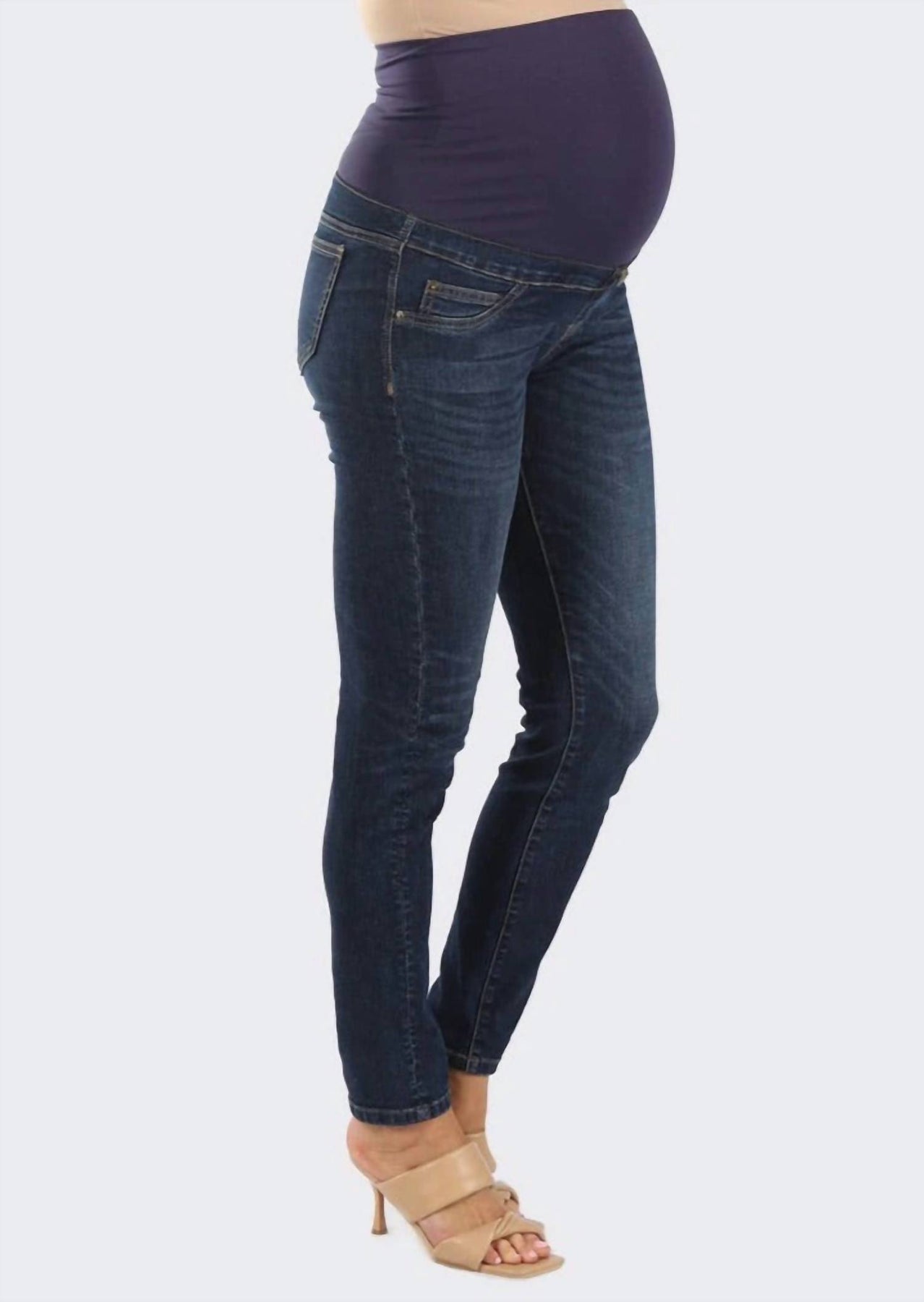 Skinny Jeans für Schwangere in Dunkelblau