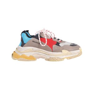 Balenciaga Niedrige Sneaker Triple S aus mehrfarbigem Polyurethan