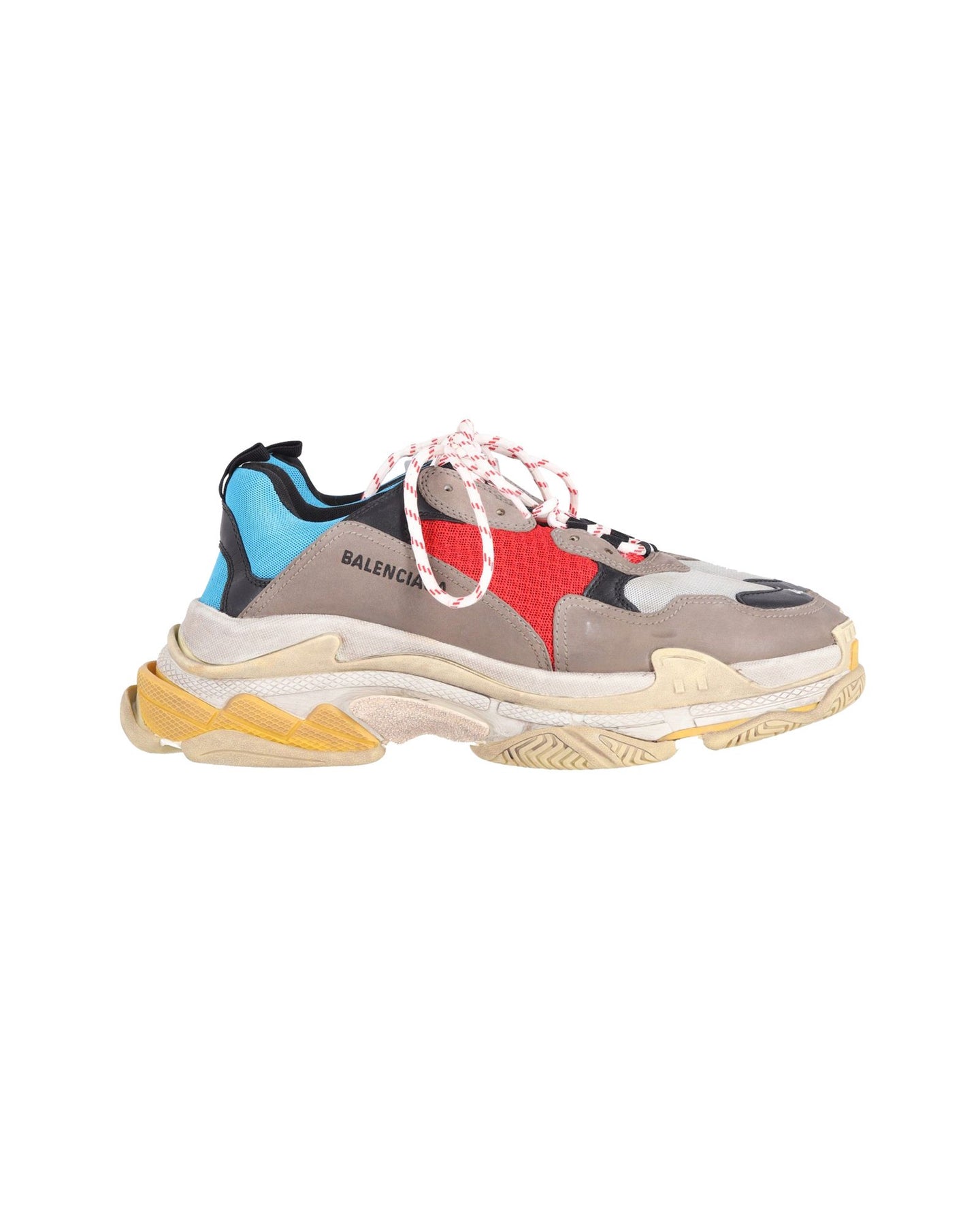 Balenciaga Niedrige Sneaker Triple S aus mehrfarbigem Polyurethan