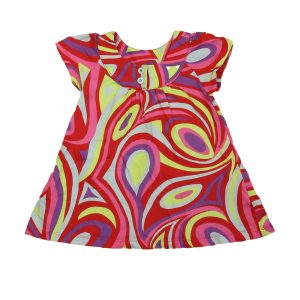 Hanna Andersson Mädchen rosa grün lila Kleid – 7805948002364