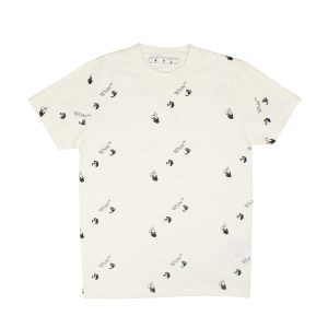 Weißes und schwarzes Bolt Arrow T-Shirt