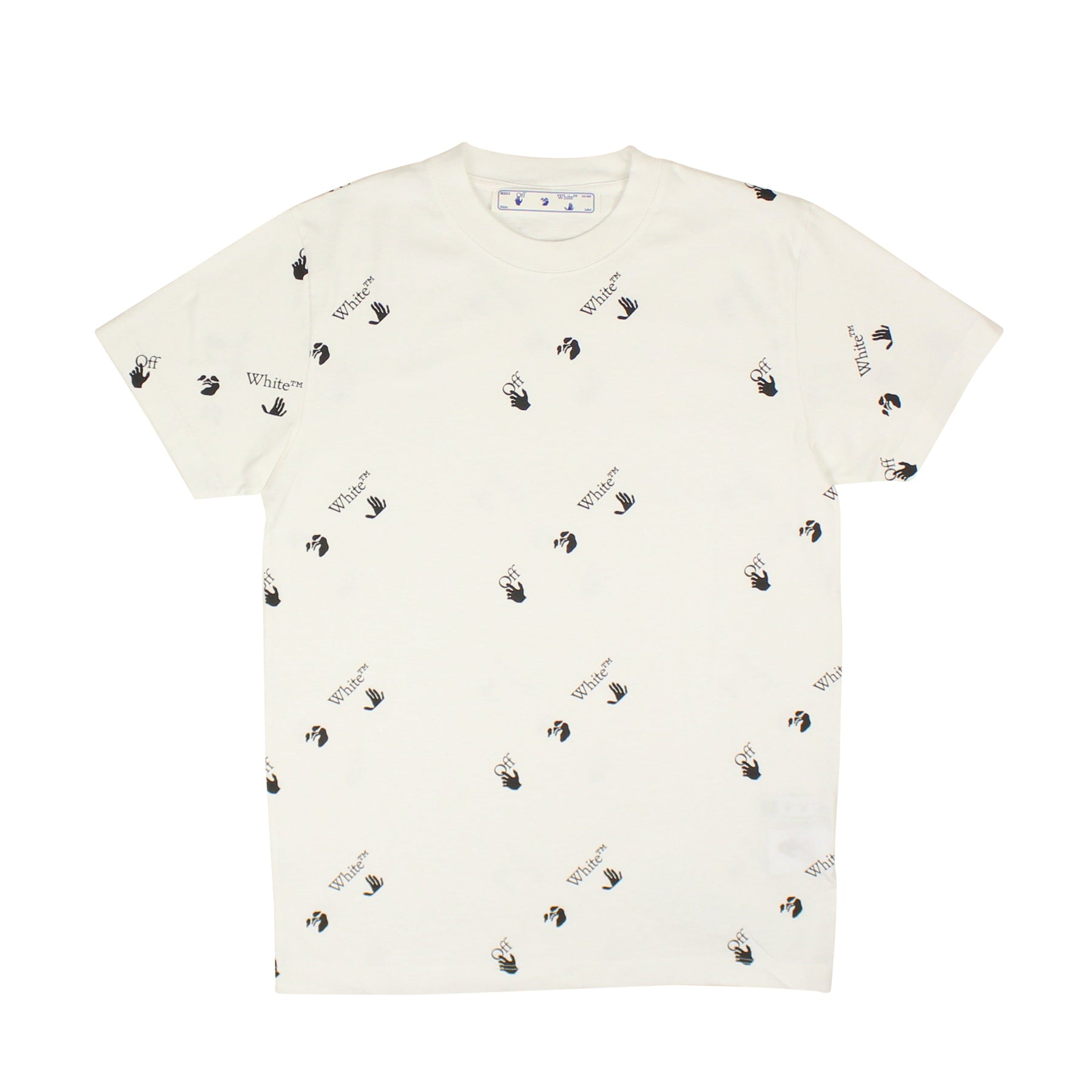 Weißes und schwarzes Bolt Arrow T-Shirt