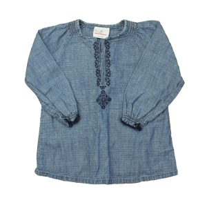 Hanna Andersson Mädchen blaue Bluse – 7805947379772