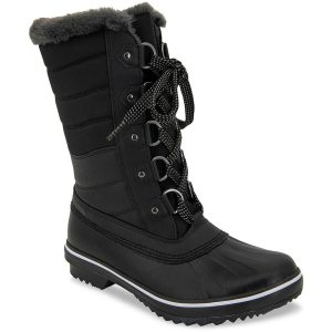Siberia Leder Krawatte Winter & Schneestiefel