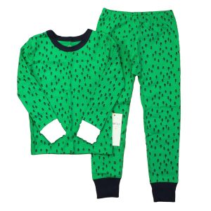 Mightly Jungen grün-blau 2-teilige Pyjamas – 7805987520572