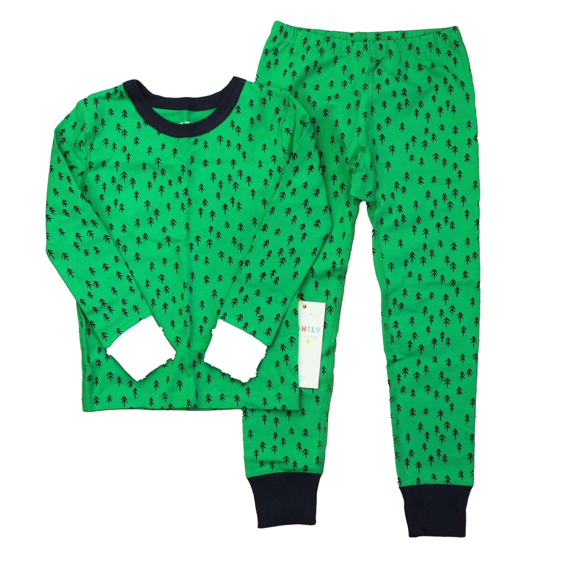 Mightly Jungen Grün – Blauer 2-teiliger Pyjama