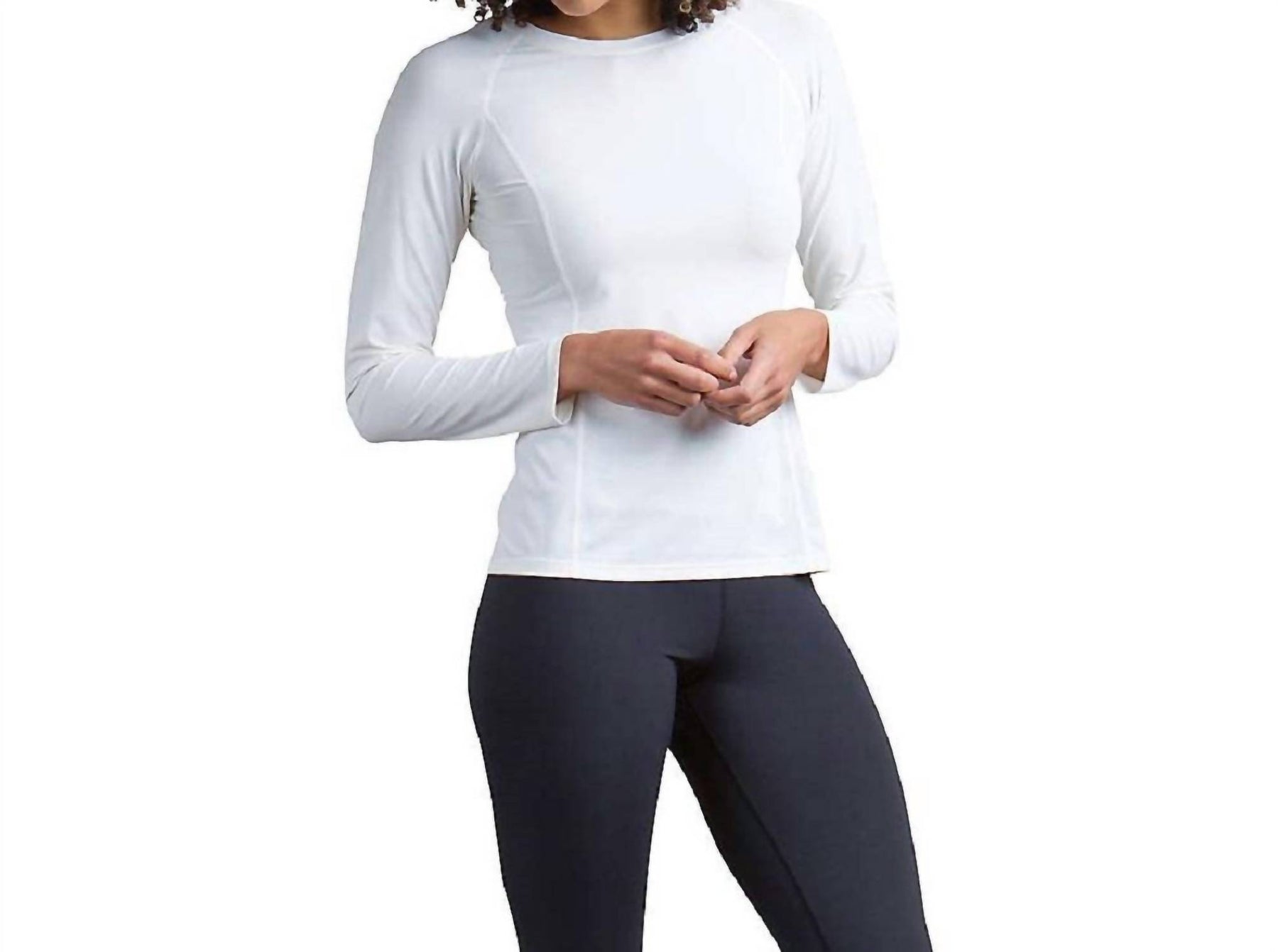 Give-N-Go Performance Base Layer T-Shirt mit Rundhalsausschnitt in Alyssum