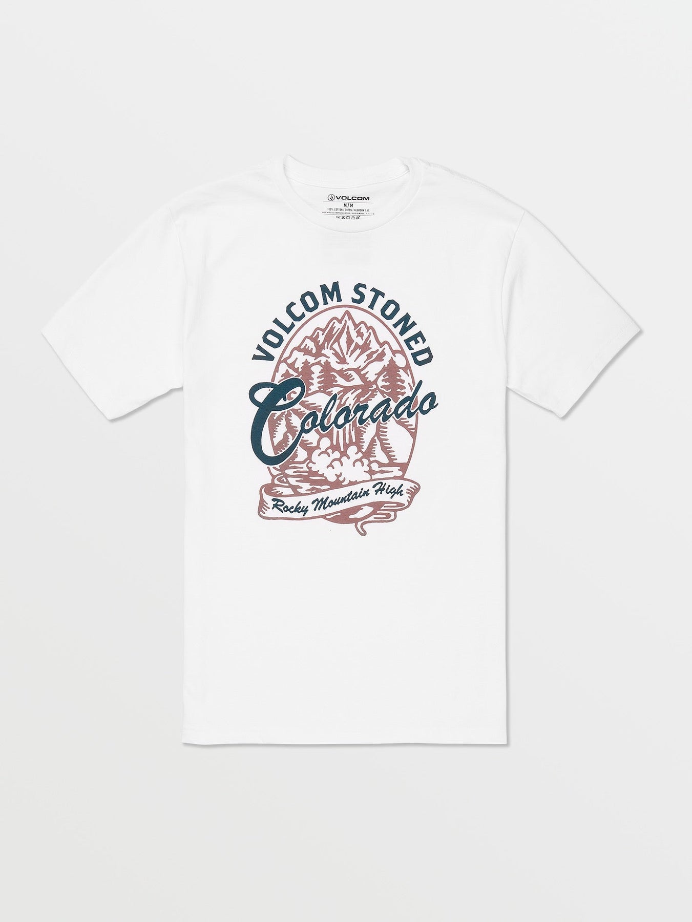 Colorado Kurzarm-T-Shirt – Weiß