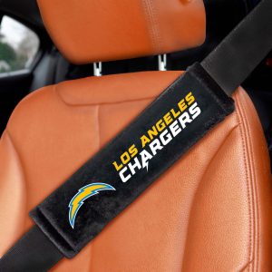 Fanmats Los Angeles Chargers besticktes Sicherheitsgurtpolster – 2 Stück