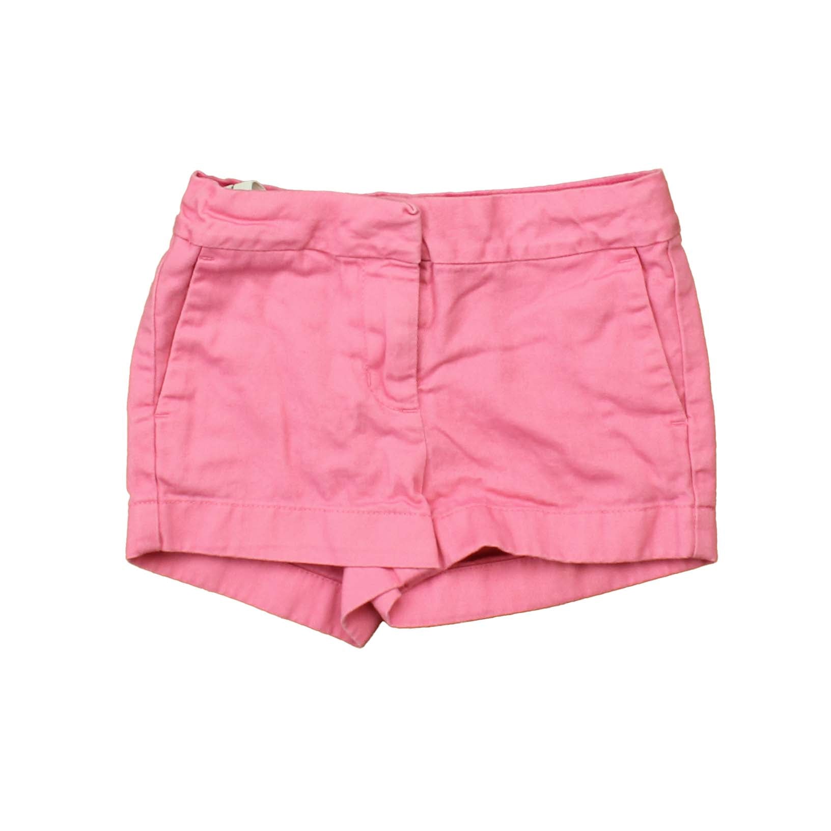 Pinke Shorts mit Rundhalsausschnitt