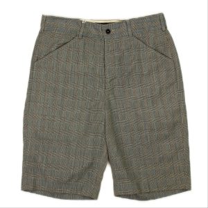 graue Plaid Kleid Shorts